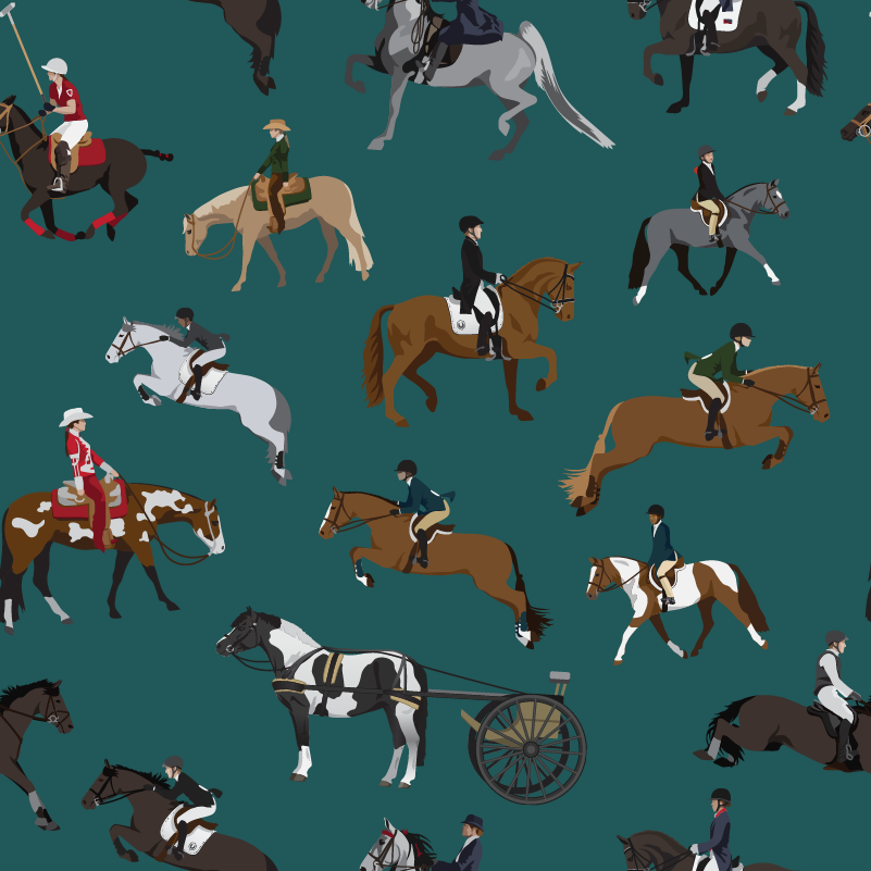 Horse Sports Pattern