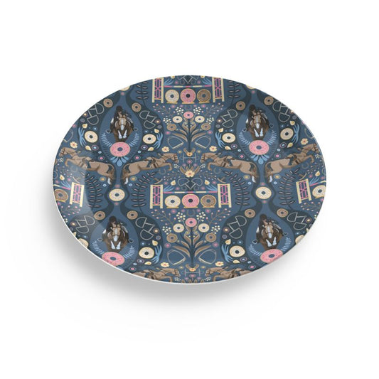 Derby & Donuts Party Plates