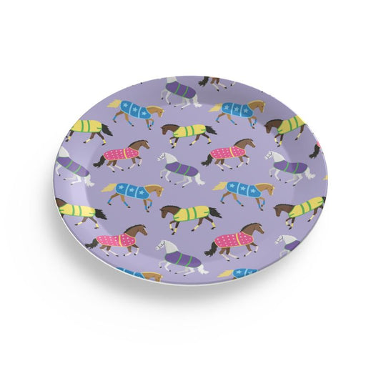 Ponies In Blankets Party Plates
