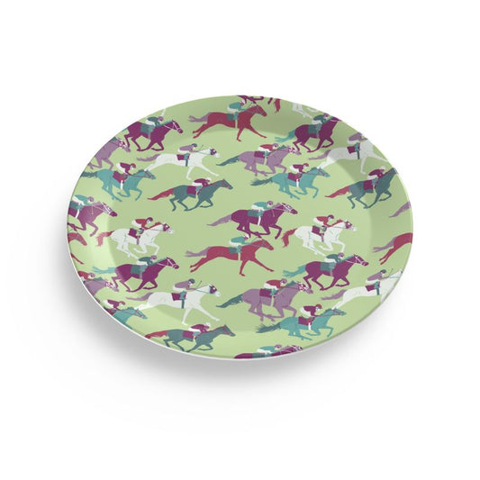 Horse Racing Party Plate