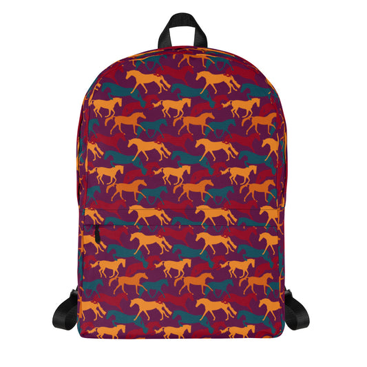 Horse Silhouettes Backpack