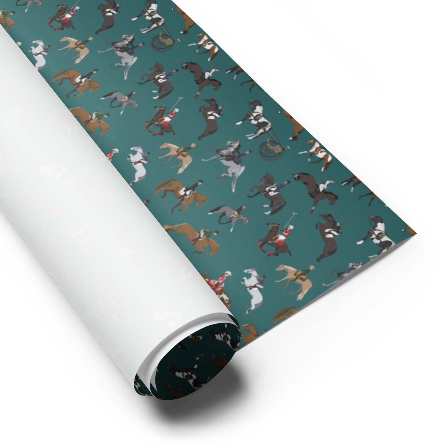 Horse Sports Wrapping Paper Sheets